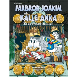 Farbror Joakim och Kalle Anka. De tio avatarernas skatt (bok, kartonnage) - Don Rosa är idag världens mest berömda Kalle Anka-tecknare, älskad av stora som små. Don Rosa-biblioteket samlar nu alla hans Kalle Anka-serier i tio lyxiga böcker att läsa, vårda och förföras av, om och om igen. Don har själv gått över all färgläggning av serierna för denna utgåva och varit ytterst delaktig när materialet sammanställts.    Format Kartonnage   Språk Svenska   Utgivningsdatum 2022-03-24   ISBN 9789176217962  