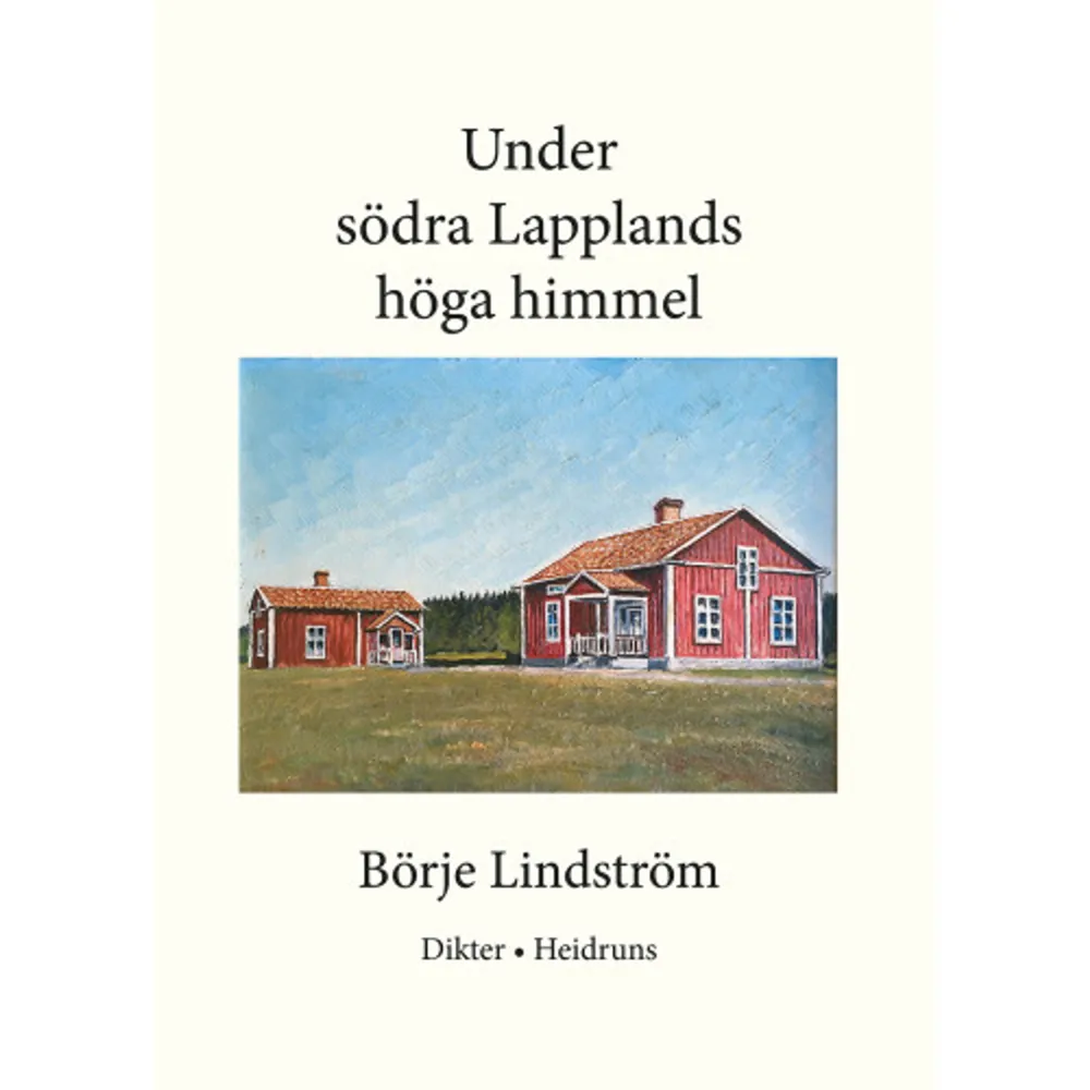 Börje Lindström har som de grekiska epigramdiktarna århundradena f. Kr. gett röst åt de döda, men inte åt de översta i hierarkin utan åt folkets människor. Under södra Lapplands höga himmel anknyter till Börje Lindströms nu slutsålda diktsamling På kyrkogården i södra Lappland (2020). Börje Lindström är poet och dramatiker, född 1952 och bosatt i Stockholm. Han var under flera år redaktör för tidskrifterna Rallarros och Lyrikvännen. År 2018 gjorde han sin poetiska återkomst efter 30 års tystnad med den prisbelönta diktsamlingen Björkarna. Efter utgivningen av På kyrkogården i södra Lappland tilldelades Lindström Svenska Akademiens Kallebergerstipendium. Boken nominerades också till Sveriges Radios Lyrikpris och till Norrlands Litteraturpris.    Format Inbunden   Omfång 119 sidor   Språk Svenska   Förlag Heidruns Förlag   Utgivningsdatum 2022-08-11   ISBN 9789186699697  . Böcker.