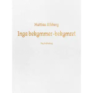 Inga bekymmer-bekymret är den avslutande delen i en trilogi. Det bärande i såväl mardröm som önskedröm, det är väl dröm? Finns det liv innan döden? En bok till en sjuk vän, om vänskap fanns, i en hypokondrisk värld, om världen inte var så sjuk. Nu börjar slutet och nu tar det slut.    Format Häftad   Omfång 143 sidor   Språk Svenska   Förlag Teg Publishing   Utgivningsdatum 2022-09-02   Medverkande Eva Wilsson   Medverkande Mattias Alkberg   ISBN 9789188035721  