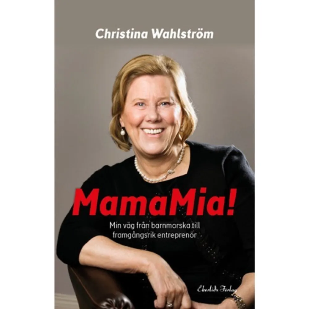 Christina Wahlström startade sin bana som barnmorska inom den offentliga vården i början av 80-talet. Trots kärleken till jobbet kände hon tidigt en frustration över resursslöseriet inom den landstingsstyrda vården. Inte minst reagerade hon på läkarnas styvmoderliga behandling av sina patienter läkarna hade alltid rätt och patienten gjorde bäst i att tacka och ta emot. Christina började drömma om en annan slags mödravård. En mödravård där patienten kallas för kund och där varje skattekrona utnyttjas till fullo. En mödravård där varje enskild individ behandlas utifrån sin personliga bakgrund och inte slussas in i ett färdigt system. År 1988 startade hon, i mycket stark motvind, MamaMia Sveriges första privata barnmorskedrivna mödravård- och barnavårdsmottagning i Stockholm. Idag är Mama Mia Nordens största privata mödravårdsmottagning. För att nå dit har Christina Wahlström tvingats slåss mot såväl missunnsamma läkare som landstingspolitiker. En tuff kamp mot ett hårdnackat etablissemang som hon till slut har gått segrandes ur. Berättelsen vittnar om en envishet och ett driv som entreprenör som få personer besitter. Hon har blivit utnämnd till en av Sveriges bråkigaste kvinnor. Trots alla motgångar och ekonomiska uppoffringar har hon aldrig gett upp sin vision: Att skapa världens bästa mödrarvård. Christina Wahlström ( f 1941) är grundare och styrelseordförande i Mama Mia AB. Hon inledde sitt yrkesliv som sjuksköterska, utbildade sig vidare till barnmorska och gick därefter vidare till att öppna en egen mödravårdsmottagning: Mama Mia i Stockholm.    Format Inbunden   Omfång 190 sidor   Språk Svenska   Förlag Ekerlids   Utgivningsdatum 2017-03-07   Medverkande John Persson   ISBN 9789188193469  . Böcker.