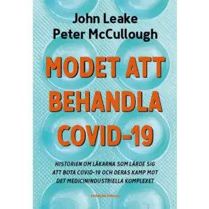 För covidsjuka finns ingen behandling! Det enda de kan göra är att isolera sig och vänta på ett vaccin!Det var rådet som regeringar, myndig­heter och vårdinstitutioner gav efter att covid-19-pandemin hade proklamerats i mars 2020.Men det fanns också de som inte ville acceptera att den moderna medicinska vården stod tomhänt när det gällde att hjälpa. Det var läkare som ansåg att de hade en skyldighet att kurera sina patienter efter bästa förmåga. Det var forskare som tog initiativ till nya vetenskapliga studier i sin jakt på fungerande botemedel.Modet att behandla covid-19 är historien om dessa läkare och forskare som på kort tid lyckades finna säkra och effektiva metoder för att behandla covid-19. Det är också histo­rien om hur de syste­matiskt mot­arbetades av det ­medicin­industriella komplexet, som var ensidigt inriktat på vacciner som lösning på den folkhälsokris som följt i spåren på det nya viruset. En lösning byggd på billiga och befintliga mediciner ansågs ointressant eller rentav farlig.Modet att behandla covid-19 är skriven av True Crime-för­fattaren John Leake tillsammans med läkaren och den medicinska forskaren Peter McCullough, båda hemma­hörande i Dallas, Texas. Den senare är själv en av pionjärerna för behandling av covid-19 och upphovsman till »McCullough-protokollet«, som använts av miljontals människor. * * *»Vad ska vi göra för att bekämpa detta monster?«Det var frågan som dr Peter McCullough ställde sig i mars 2020, när covidpandemin hade börjat sprida sig allt mer. Som läkare och medicinsk forskare, och någon som tog den hippokratiska eden på stort allvar, kunde han inte nöja sig med att passivt se på medan hans patienter dog. Tillsammans med andra läkare och forskare runtom i världen började Peter McCullough genomsöka den akademiska litteraturen efter behand­lingar som kunde förebygga, lindra eller bota covid-19.I augusti 2020 publicerade han en arti­kel i American Journal of Medicine som presen­terade ett behandlingsprotokoll, det första i sitt slag, för hur covid-19 på ett tidigt stadium kunde behandlas både säkert och effektivt med en rad redan existerande läkemedel, bland annat hydroxiklorokin och ivermektin. Tvärtemot vad många påstod så visade sig covid-19 vara en i hög grad behandlings­bar sjukdom.Om tidiga behandlingsprotokoll, ­lik­nande det som dr McCullough tog fram, hade antagits som vårdstandard i USA, så hade cirka 70 procent av landets covid­dödsfall kunnat förhindras. I slutet på 2021 mot­svarade det ­cirka 610000 dödsfall. * * * Peter McCullough är internläkare, kardio­­log och epidemiolog, kliniskt verksam vid Heart­Place-sjuk­huset i Dallas. Han har publicerat över 1000 veten­­skapliga artiklar och är inom sitt special­område, hjärt-njur-­medicin, den mest publice­rade forskaren i historien. Han är huvudredaktör för Springers lärobok ­Textbook of Cardiorenal Medicine och var ­tidigare chefredaktör för de vetenskapliga tidskrifterna Reviews in Cardiovascular Medicine och American Journal of Cardiology.Om covid-19 har Peter McCullough publice­rat 57 ­refe­rentgranskade artiklar. Som expert på covid­behandlingar har han vittnat i ­senatsförhör i Washington samt i parlamentariska församlingar i sex del­stater. Hans framträdande i The Joe Rogan ­Experience hade 40 mil­jo­ner visningar efter en vecka.John Leake är författare inriktad på doku­men­tära kriminalhistorier och har utgivit Entering Hades: The Double Life of a Serial Killer och Cold a Long Time: An Alpine Mystery. Den förstnämda boken låg till grund för filmen The Infernal Comedy med John ­Malkovich i huvudrollen. John Leakes research av kriminalfall har legat till grund för serier på teve­kanalerna A&E Biography, Discovery och Fifth Estate. * * *»VAD HÄNDE MED ATT HA FOKUS PÅ DE SJUKA?« Ur Modet att behandla covid-19 I februari bjöd Texas-senatorn Bob Hall in Peter McCullough till ett ­senatsförhör i Dallas den 10 mars, som arrangerades av senatens kommitté Health and Human ­Services, för att diskutera 