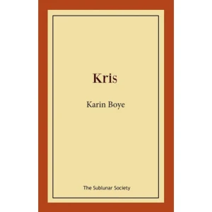 Kris (häftad) - Kris (1934) handlar om Malin Forst, Karin Boyes alter ego. Forst är ung och hängivet gudstroende, hon hamnar i en depression som hon tolkar religiöst. Hon upplever inte längre en gudsnärvaro. Forst blir förälskad i en kvinna för första gången, vilket dämpar hennes samvetskval och oro. Kris är ett modernistiskt formexperiment som varvar två olika typer av partier. I det ena får vi följa Malins inre liv och utveckling. I andra stycken är olika livshållningar representerade; läsaren når även kunskap om Forsts liv via insprängda prosadikter, citat ur brev och dagböcker... För de som tidigare endast stiftat bekantskap med Boyes poesipärlor utgör Kris en utmärkt introduktion till hennes prosa.    Format Häftad   Omfång 167 sidor   Språk Svenska   Förlag The Sublunar Society   Utgivningsdatum 2018-06-10   ISBN 9789188221216  