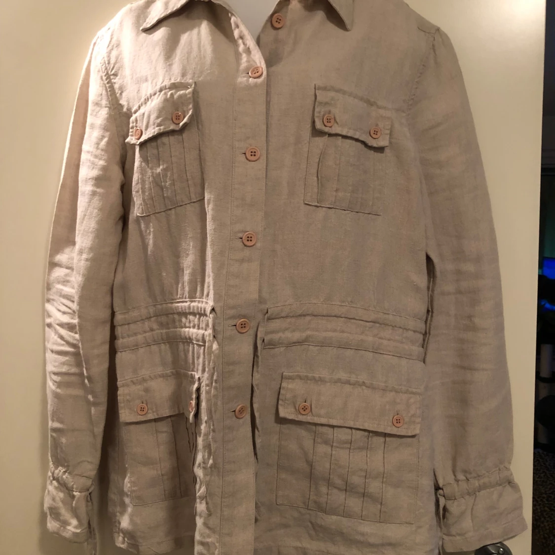 Beige linnejacka från GANT - 90