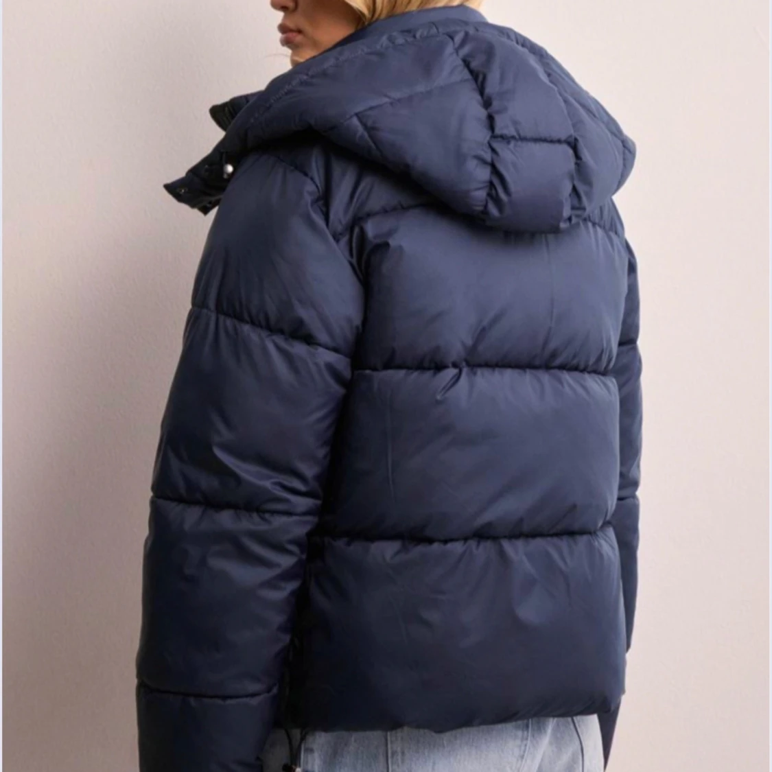 Blå vinterjacka - 90