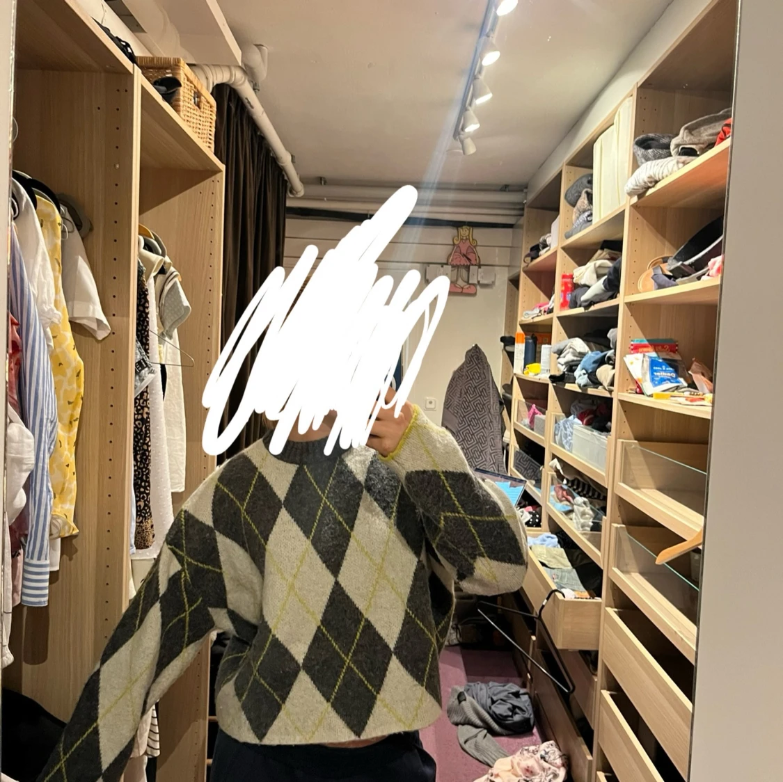 Hm x pringles of scotland stickad tröja  - 91