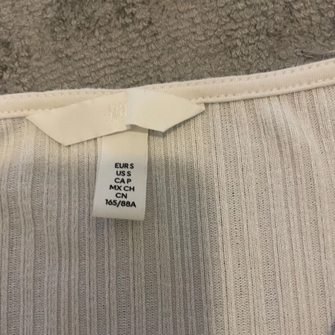 Vit tröja/topp  - 90