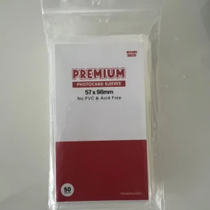 Photocard Sleeves  - 45 Mandu Deco sleeves som passar Japanese photocards perfekt!  Helt oanvända! Frakt: 18 kr  (Originalpris: 54 kr) 