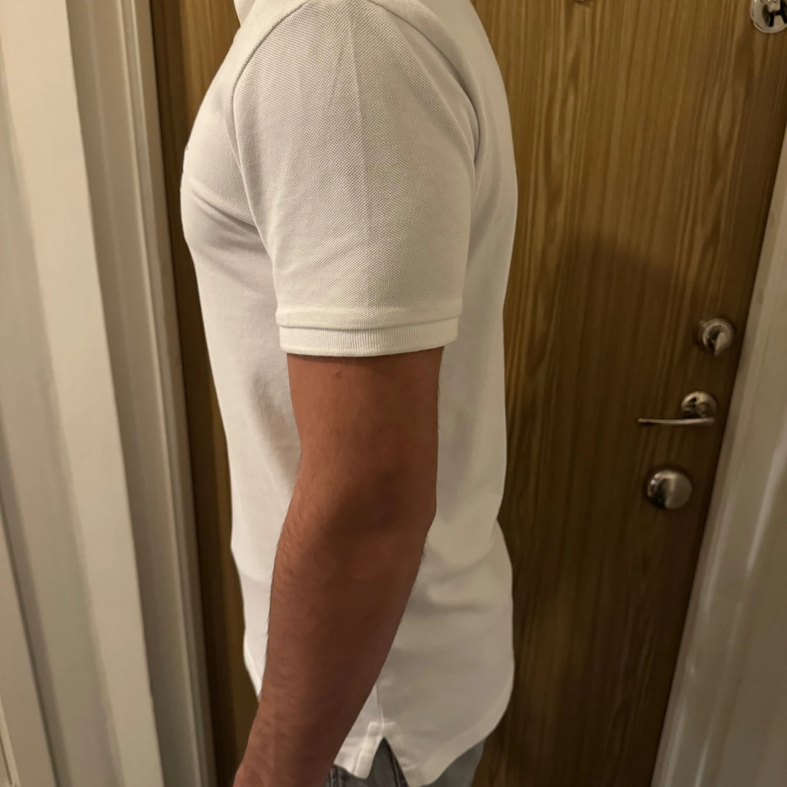 Vit kortärmad pikétröja från Ralph Lauren - 91