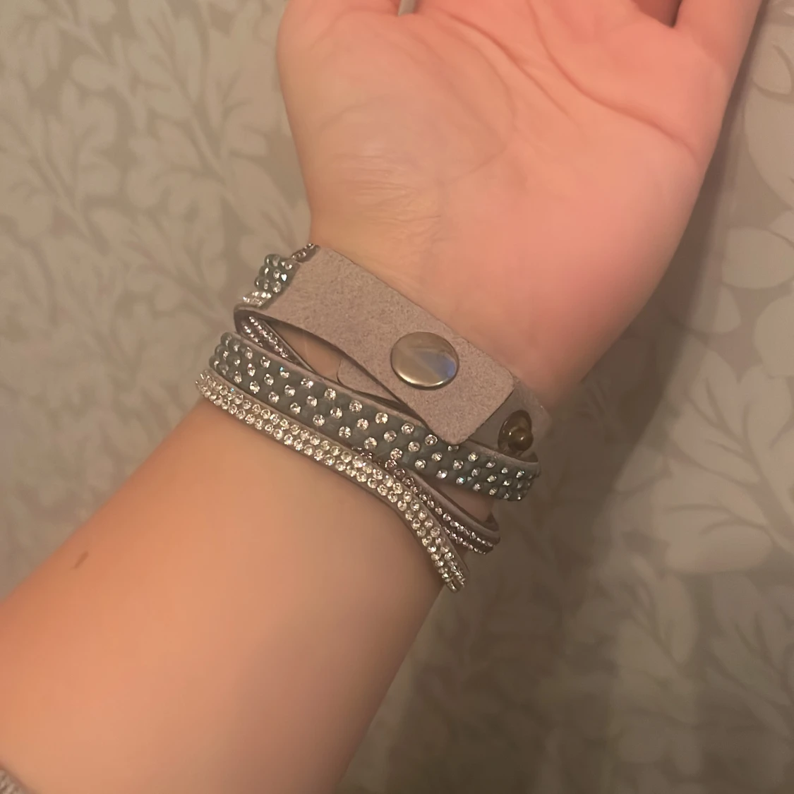 Dubbelt ”strassarmband/nitarmband” - 92