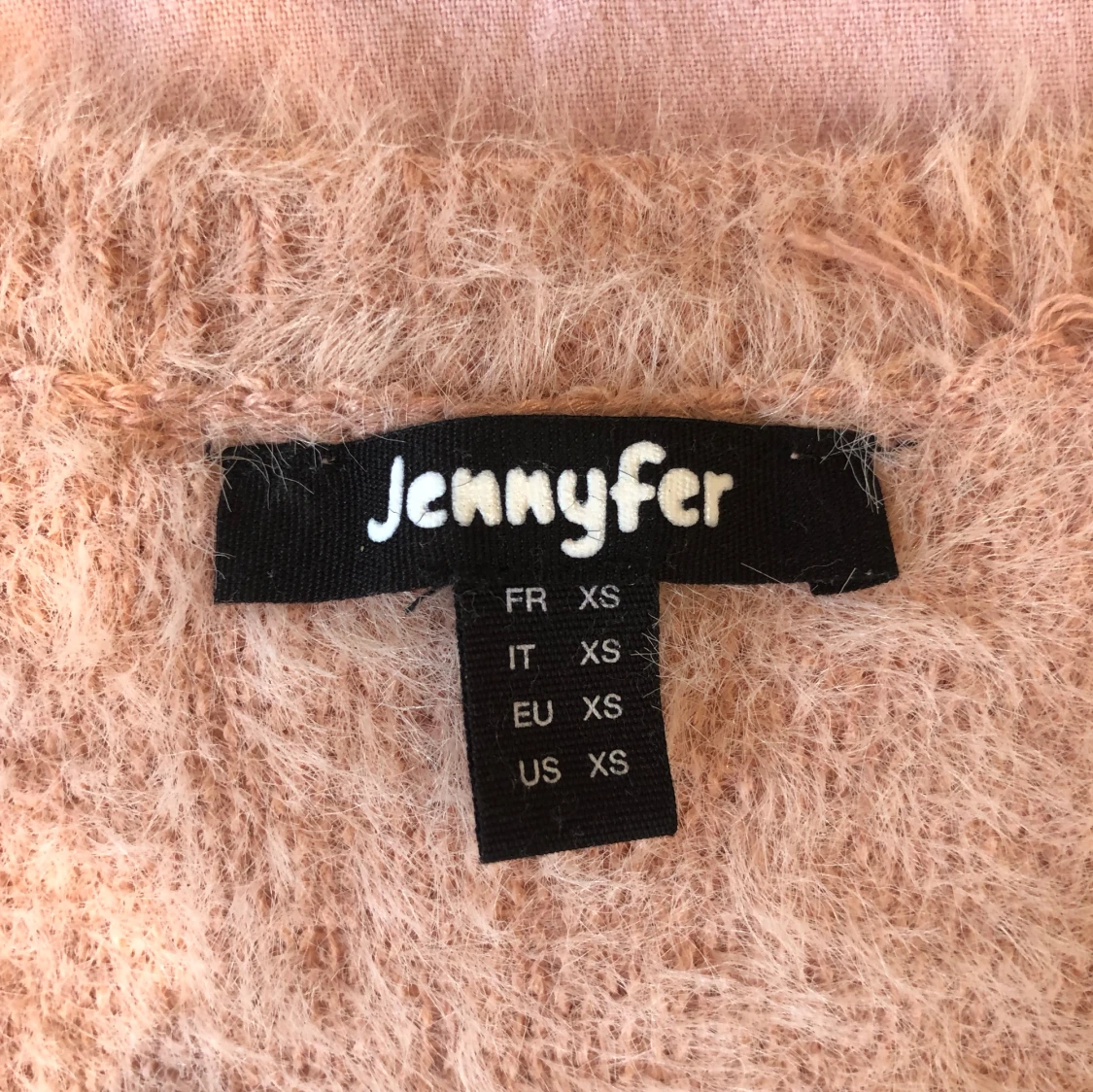 Rosa stickad tröja  - 91