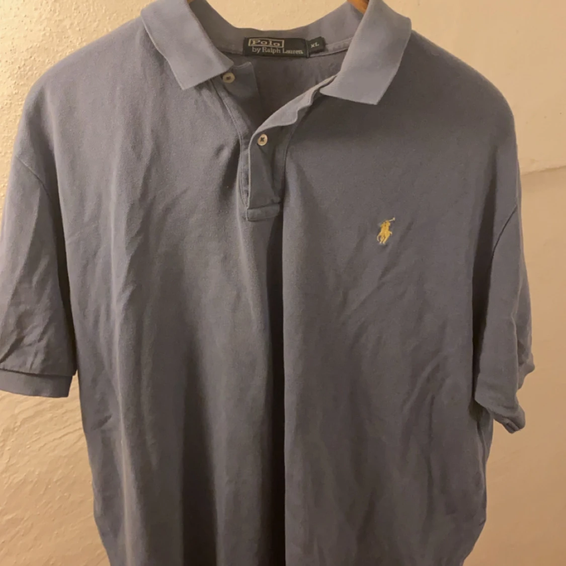 Blå Ralph Lauren Pikétröja 