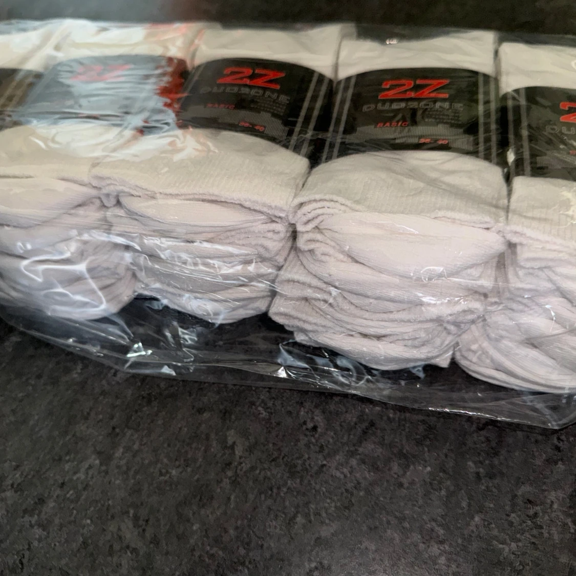 25 par Vita sportstrumpor från 2Z - 93