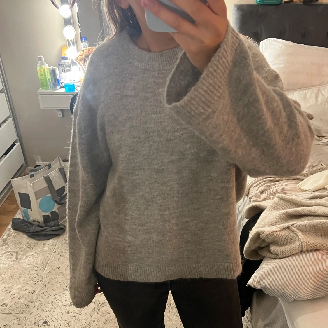 Stickad tröja 