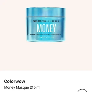Color wow money  - Säljer min alldeles nya helt oöppnade colow wow money som är ganska populär nu är en extremt återfuktande hårinpackning som är rik på växtbaserade proteiner, antioxidanter, vitaminer och mineraler.som gör ditt hår jätte glasigt och lent 