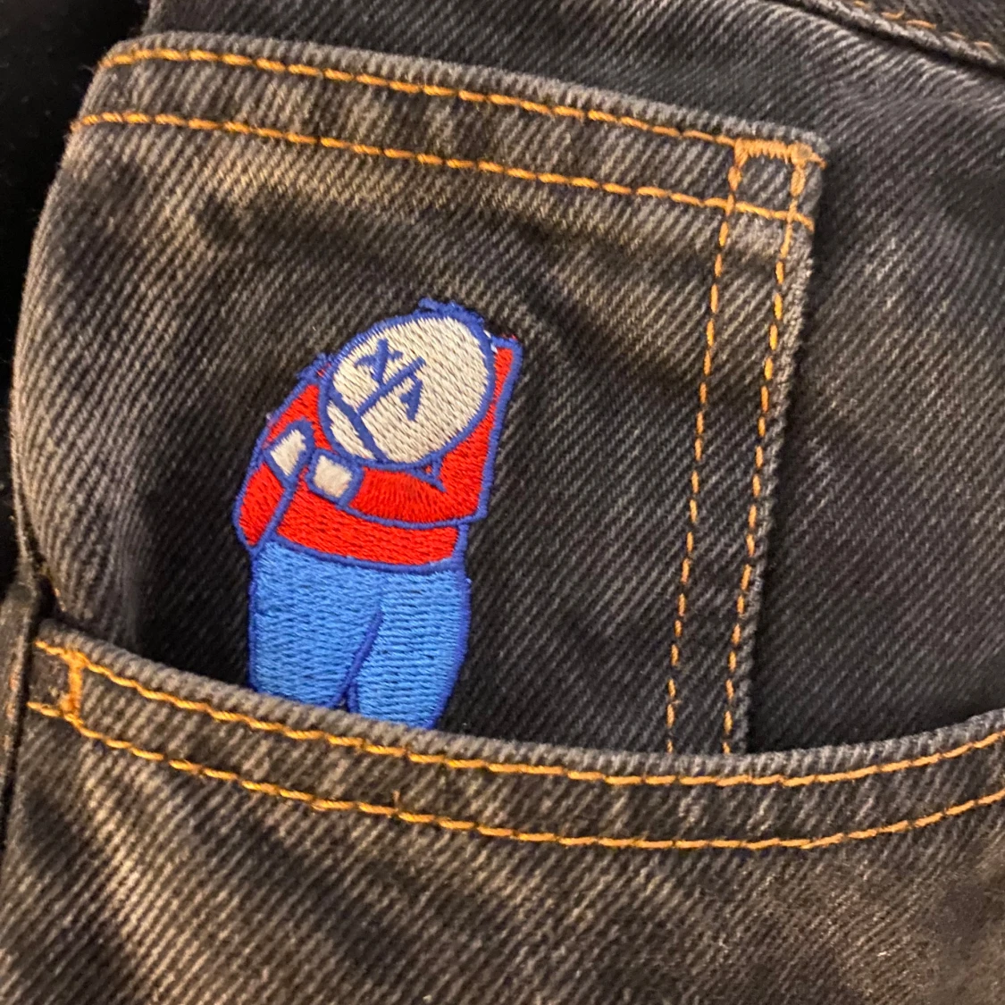 Svarta Big Boys skate emo drain y2k - 92