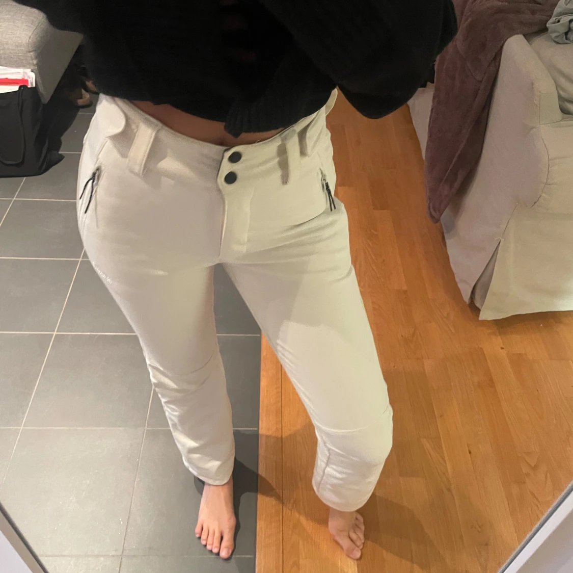 Skidbyxor vita  - 92