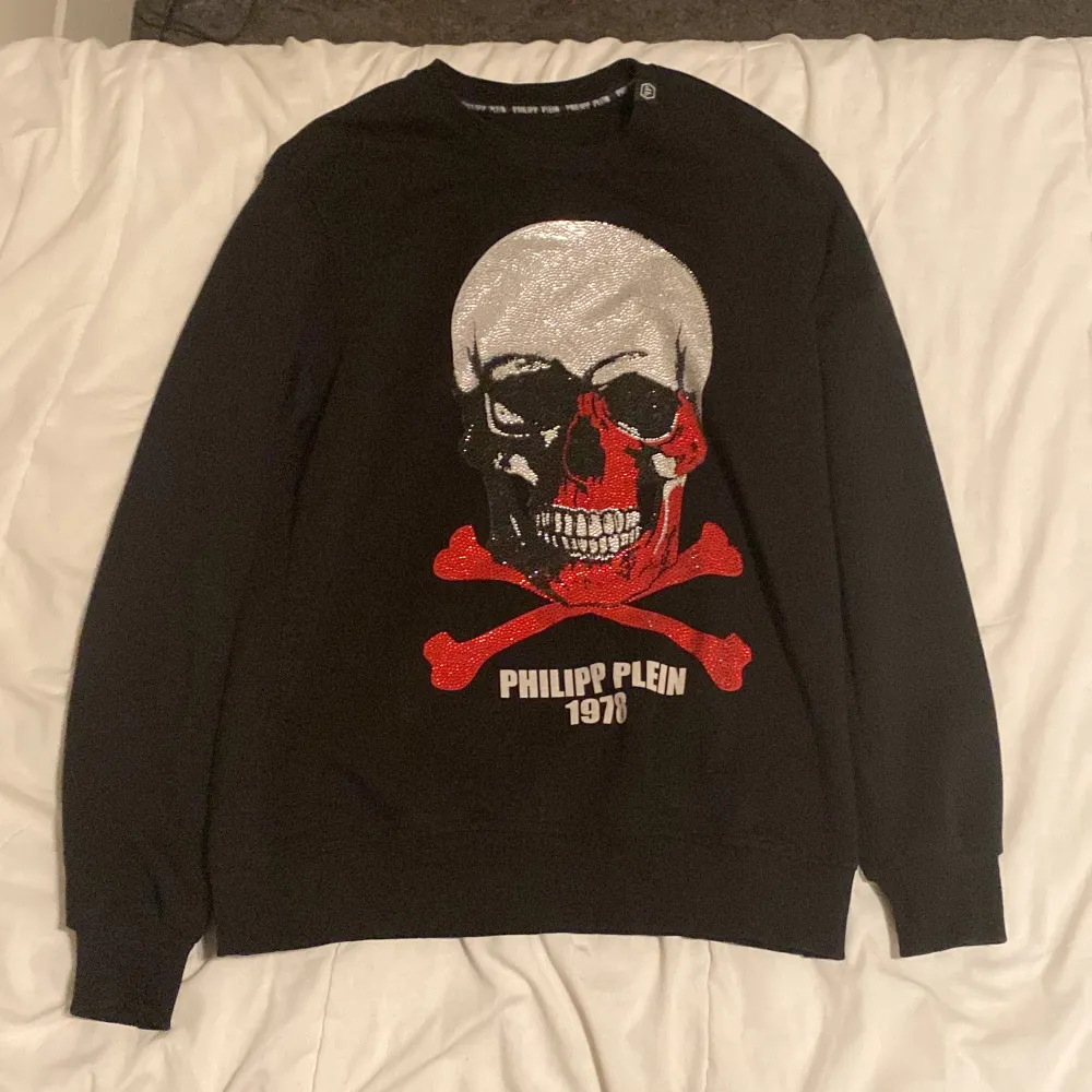 Philip plein tröja i bra skick storlek L. Hoodies.