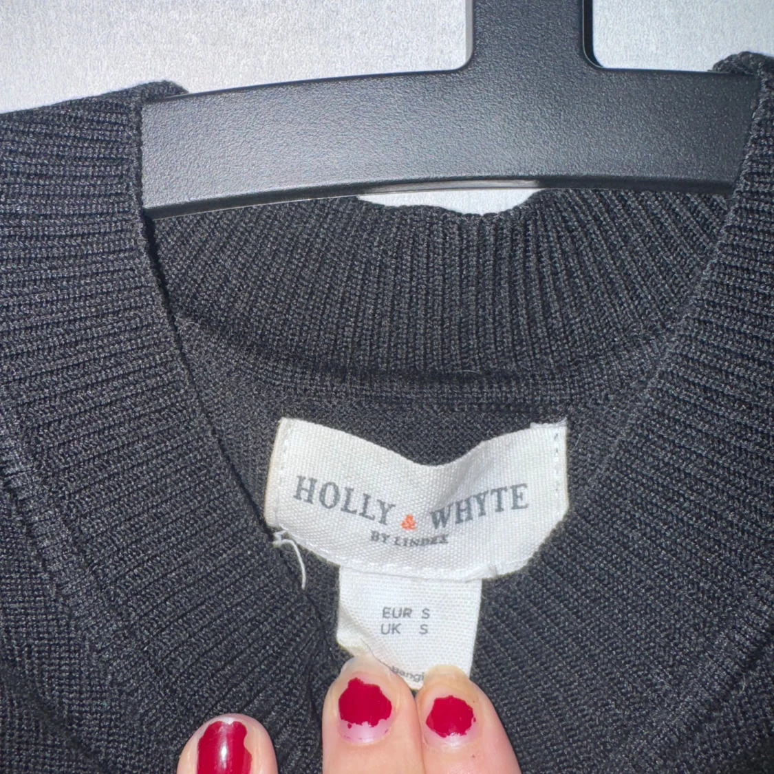 Kortärmad stickad tröja - 90