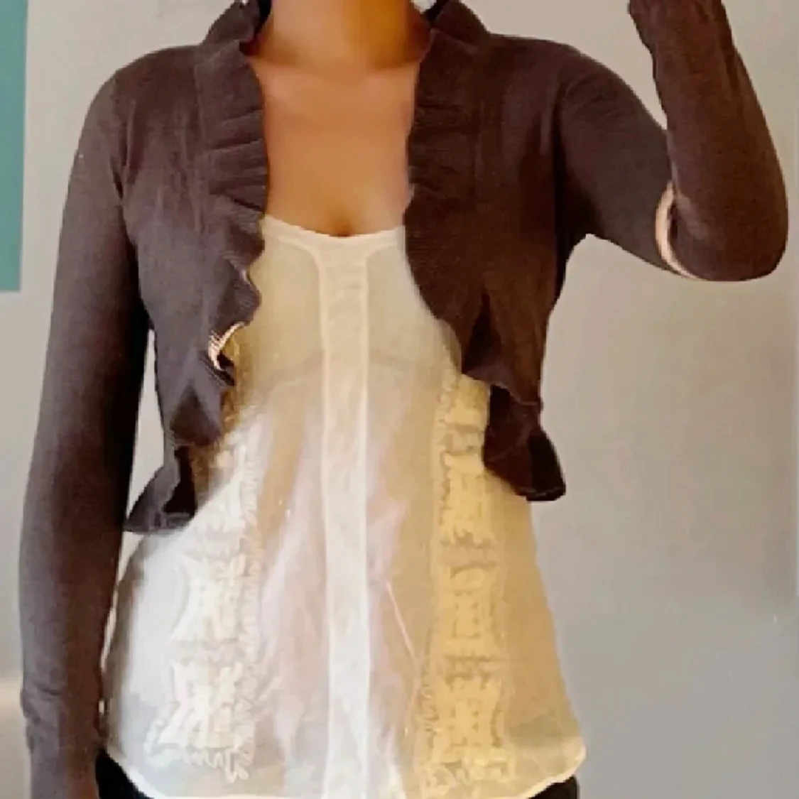 Brun bolerotopp från H&M