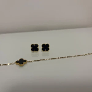  örhänge  - Aldrig använda bara provade. Man kan ha armbandet i två färger. Se bilden🥰