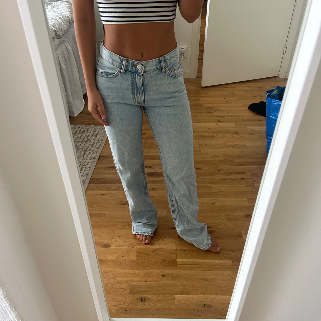 Gina tricot lågmidjade jeans - 90