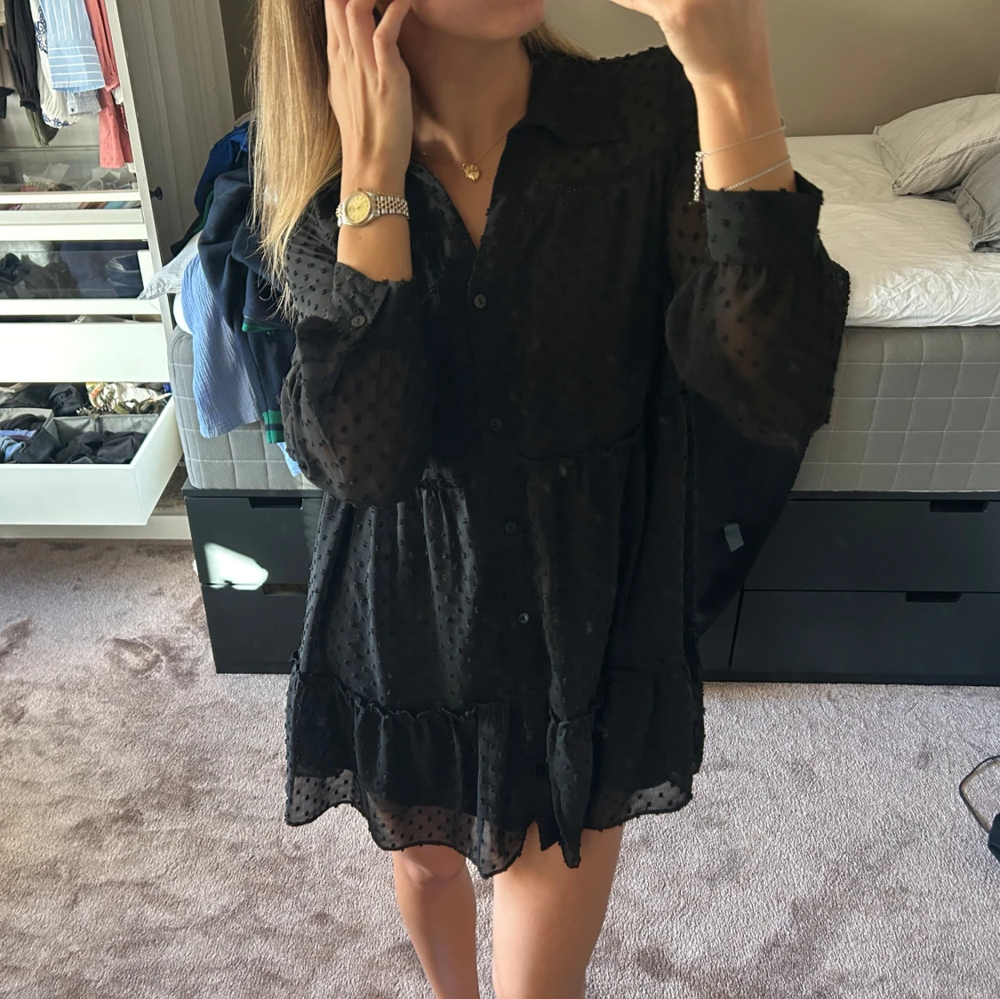 Svart Klänning Zara - 90