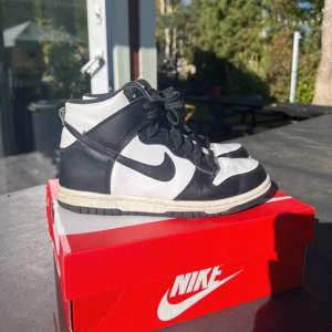 Nike Dunk High. Storlek 36.5. Kommer i orginallåda! Sparsamt använda, inget fel. Skick 7/10 🪩