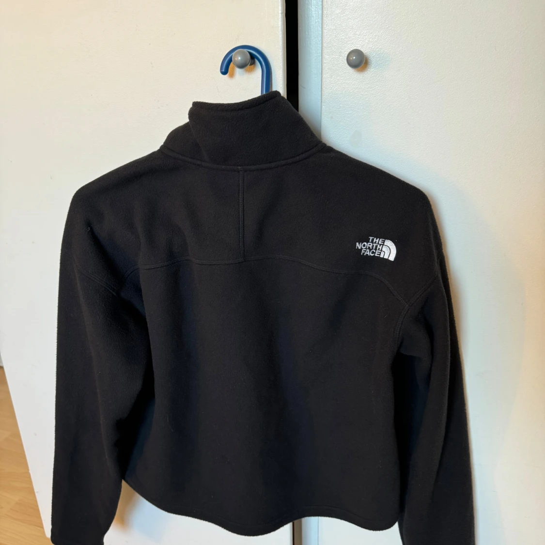 The north face svart fleece half zipup - 90