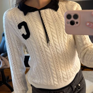 celine stickad kofta  - vintage celine kofta köpt från vestiaire collective  