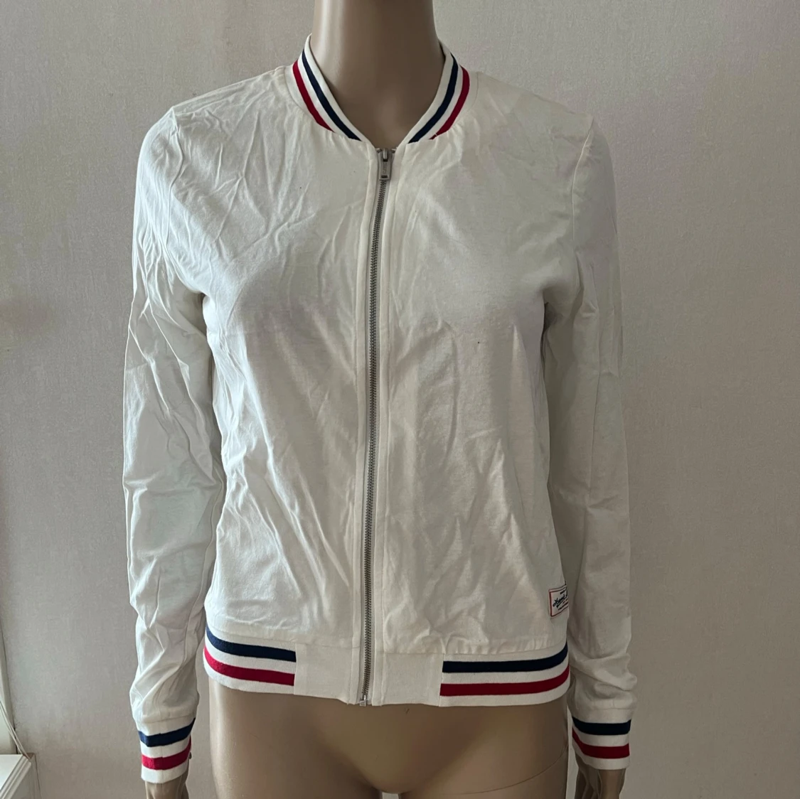 Tröja med dragkedja baseboll 