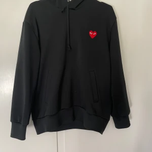 Comme des garcons hoodie - Säljer nu en fet hoodie från comme des garcons. Säljer då den är för liten för mig men är bra för kommande vinter osv. Nypris på hemsidan är 420$. Pris kan diskuteras vid snabb affär.