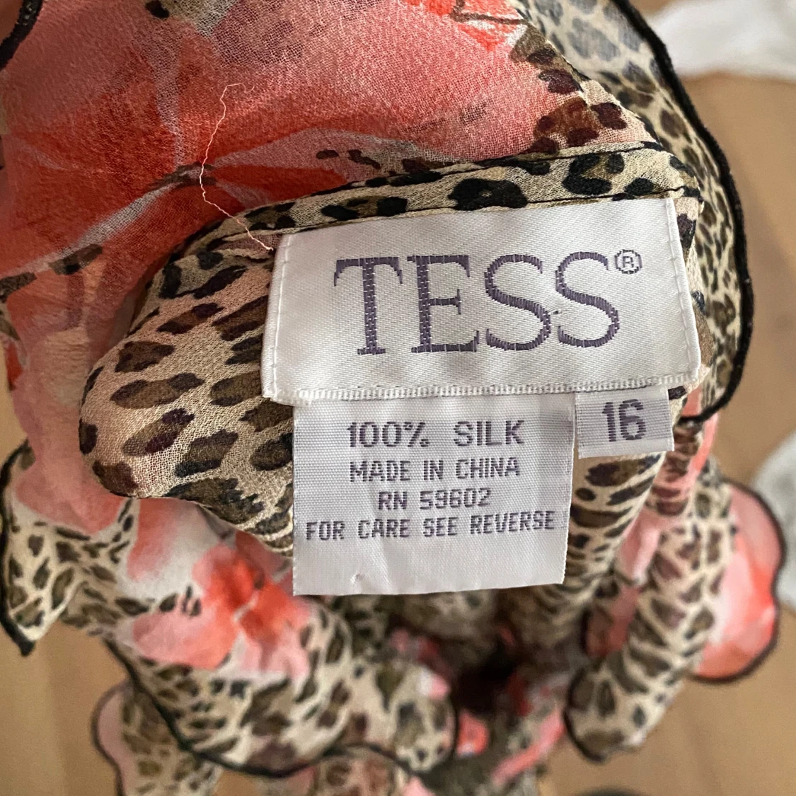 Leopardmönstrad topp - 91