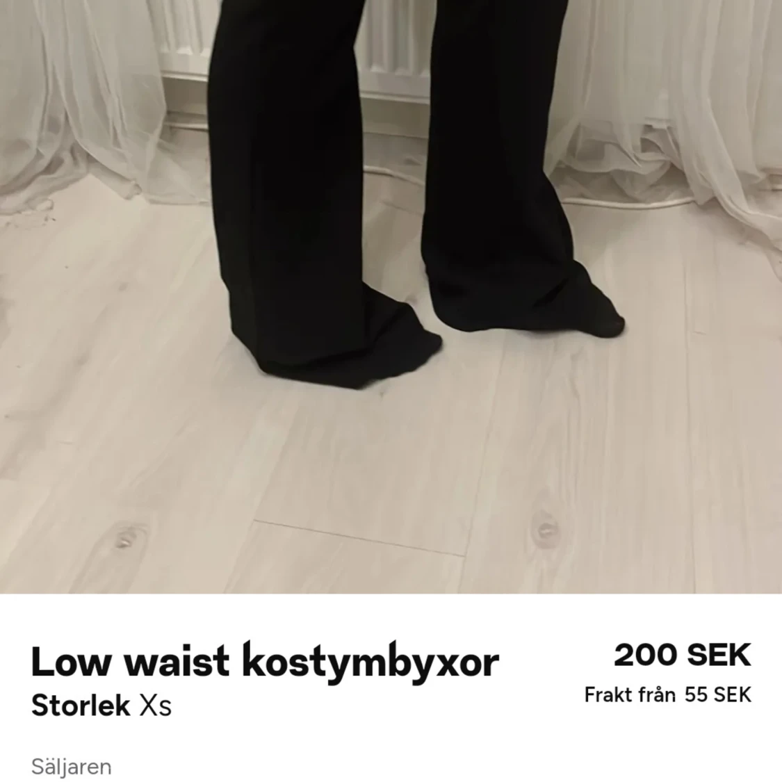 Lågmidjade kostymbyxor - 91