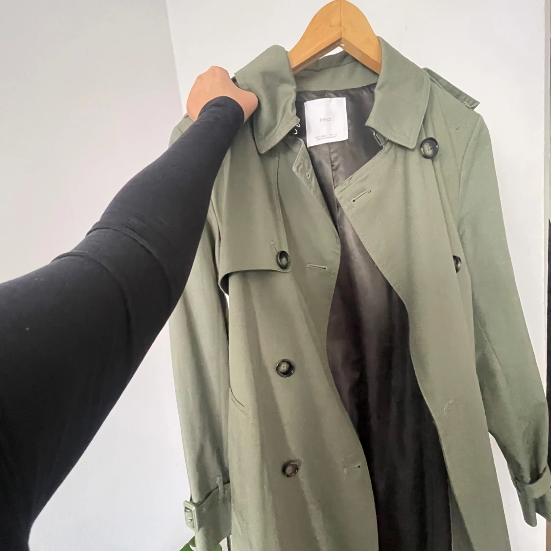 Trenchcoat Khaki/Grön Mango - 92