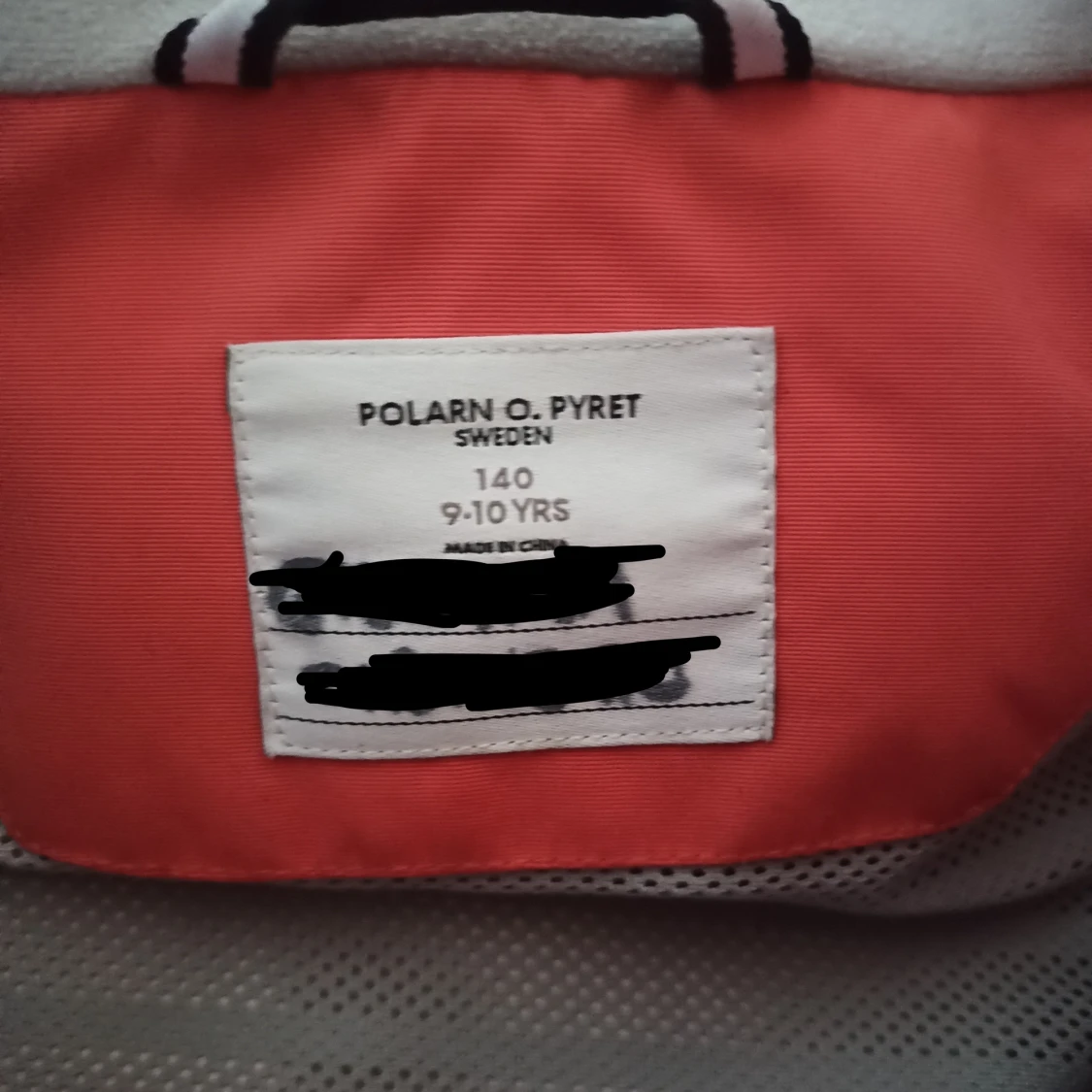 Rosa barns regnjacka från Polarn O. Pyret - 90