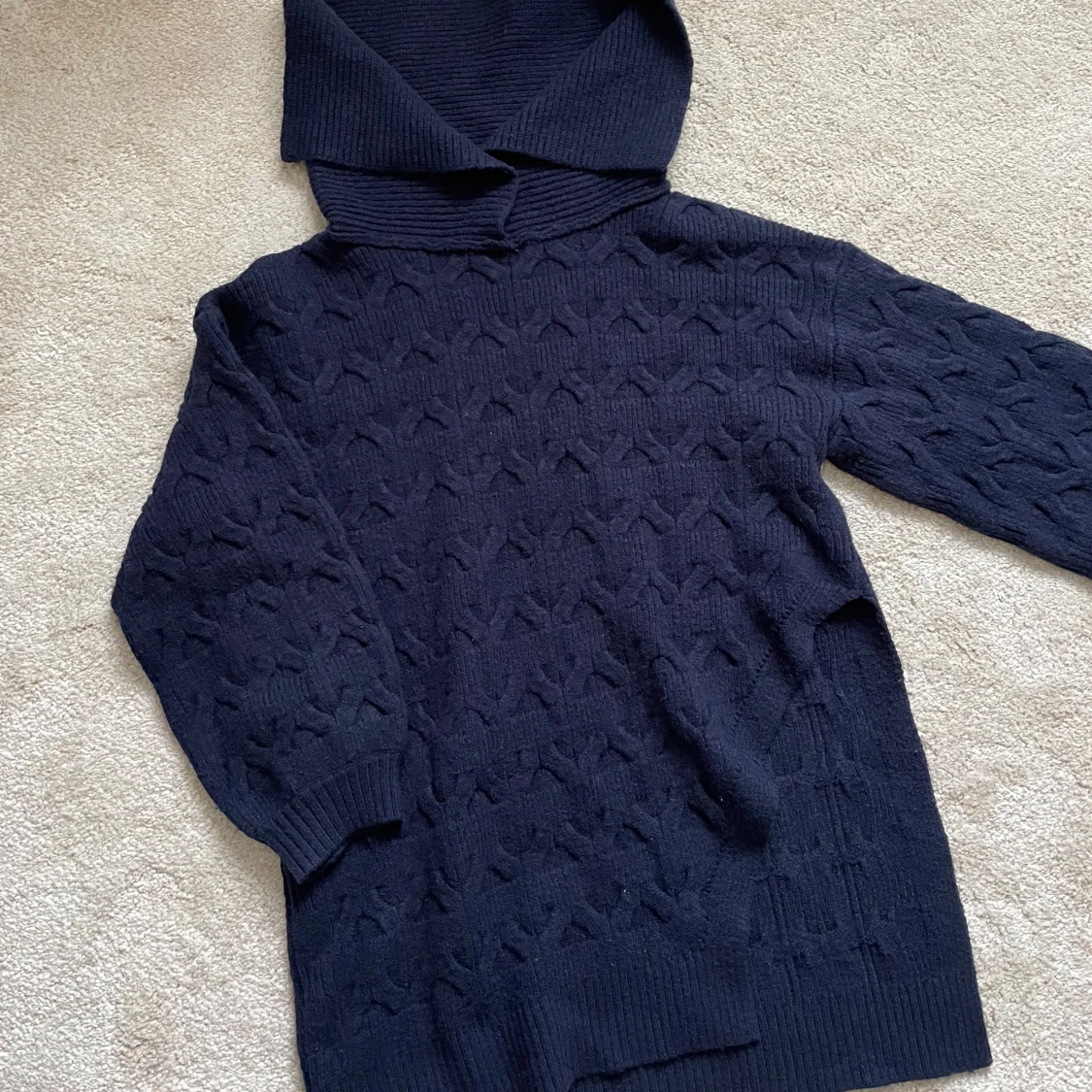 Svart stickad polotröja M ZARA - 90