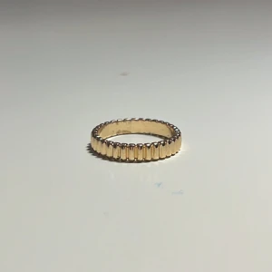 Guldfärgad ring - Säljer denna fina guldfärgade ring som är i extremt bra skick då den endast är använd 1-2 gånger. Jag vet inte riktigt vart den är ifrån då jag har fått den i present.