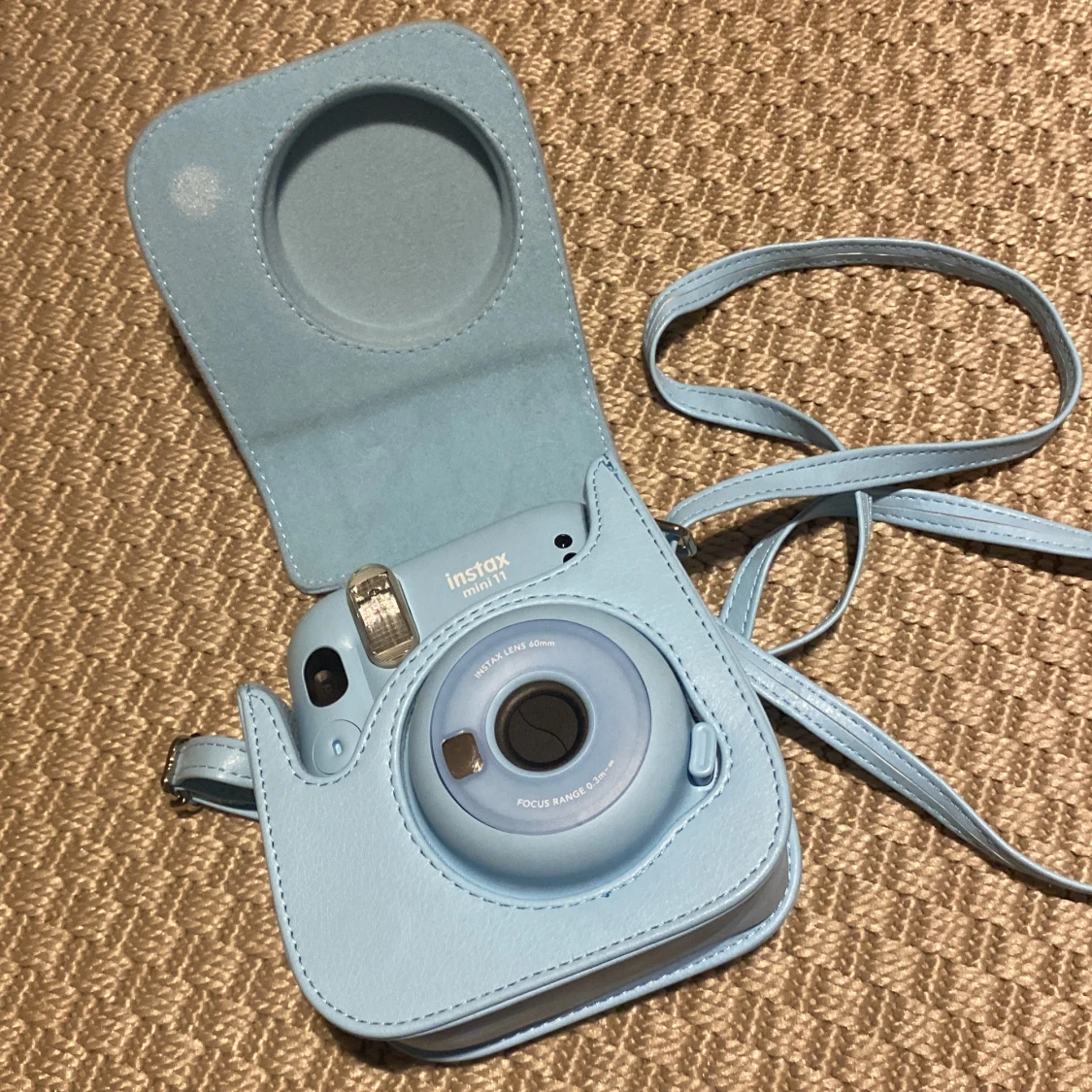 Blå Instax Mini 11 kamera med väska - 93
