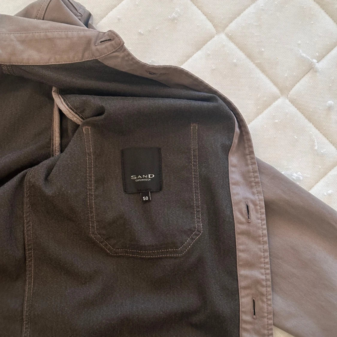 Brun overshirt från Sand Copenhagen  - 3