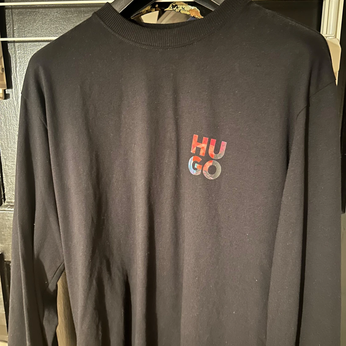 Svart långärmad tröja från Hugo - 91