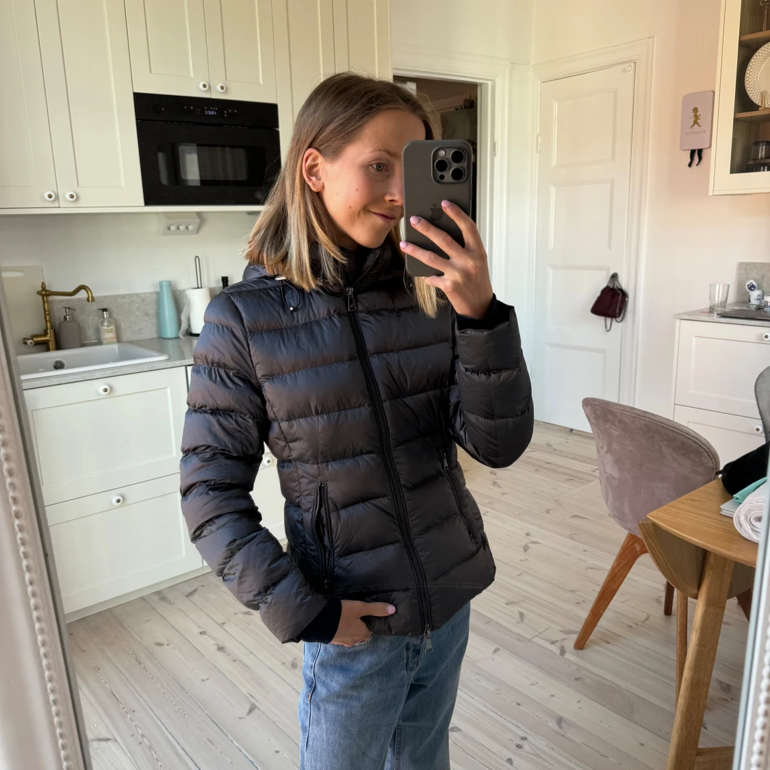 Grå pufferjacka från Massimo Dutti - 91