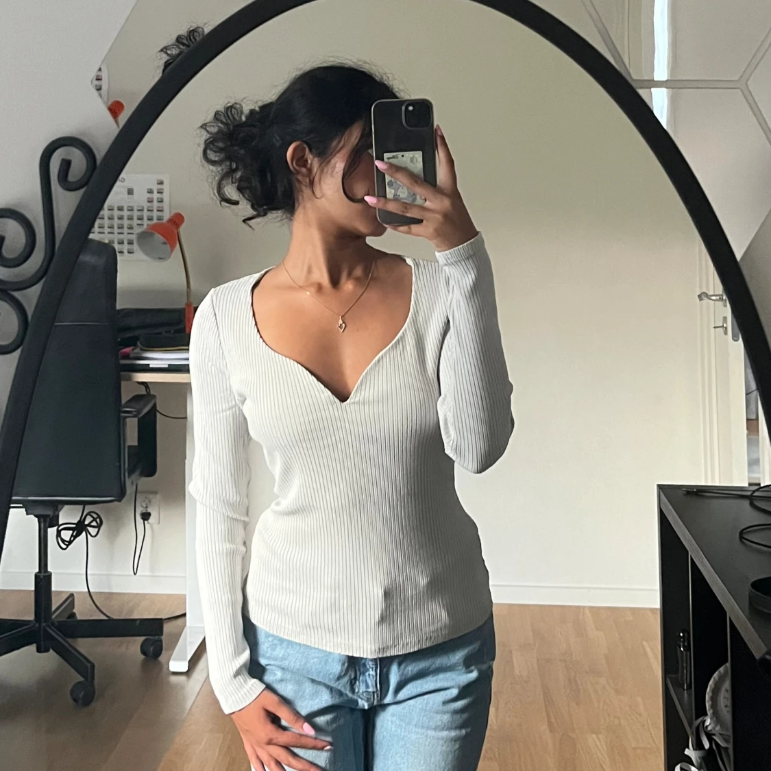 Fin långärmad tröja