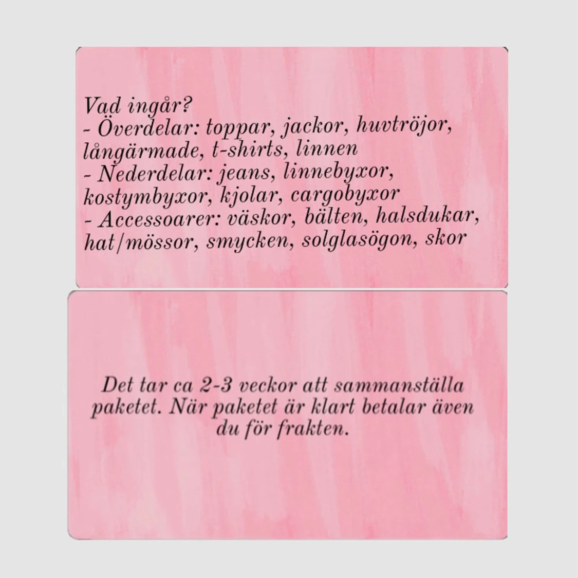 Säljer style bundles! - 2