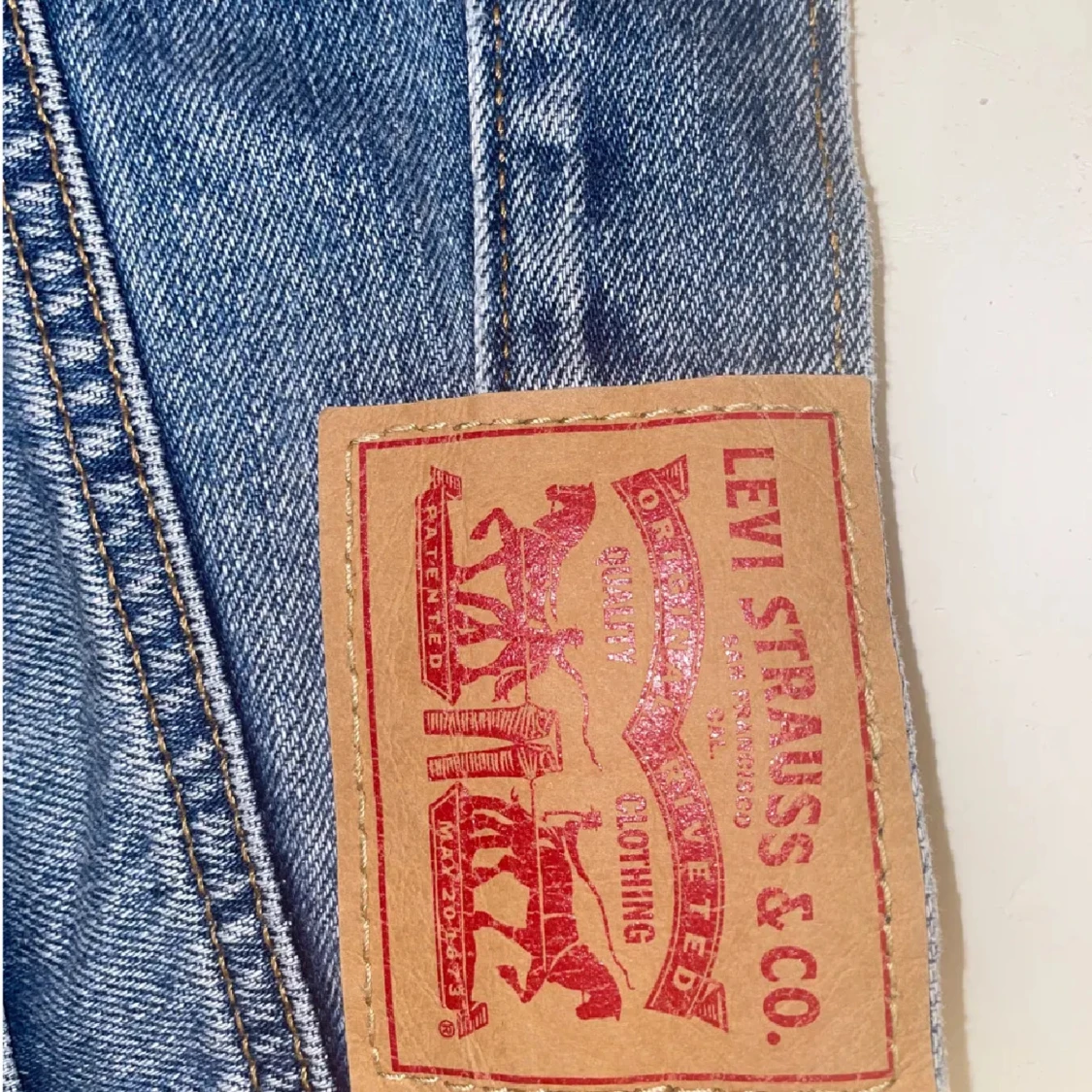 Blå jeansshorts från Levi's - 3