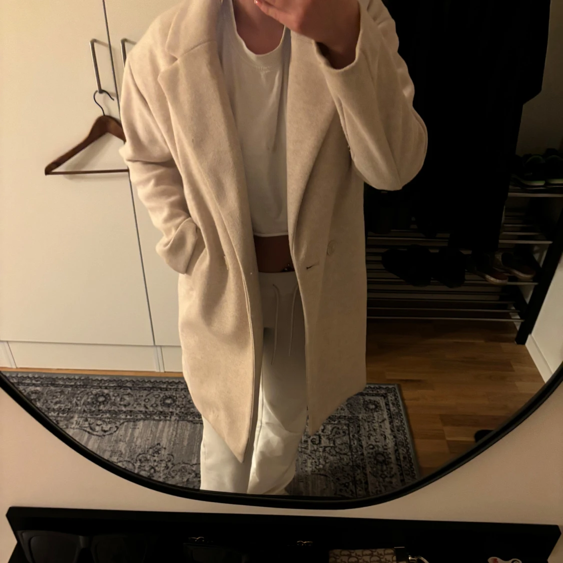 Beige kappa från Pull&Bear