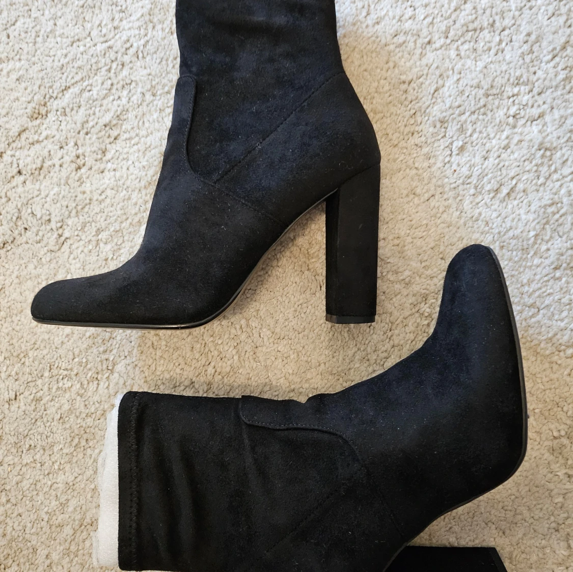 Svarta boots med klack Steve Madden 