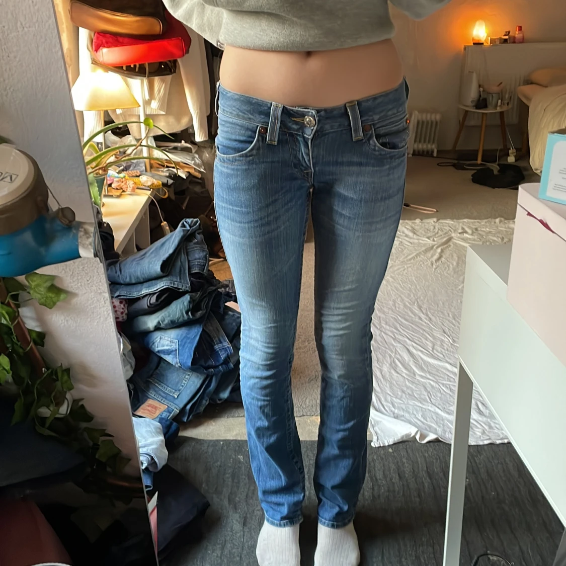 Lågmidjade raka true religion jeans  - 92