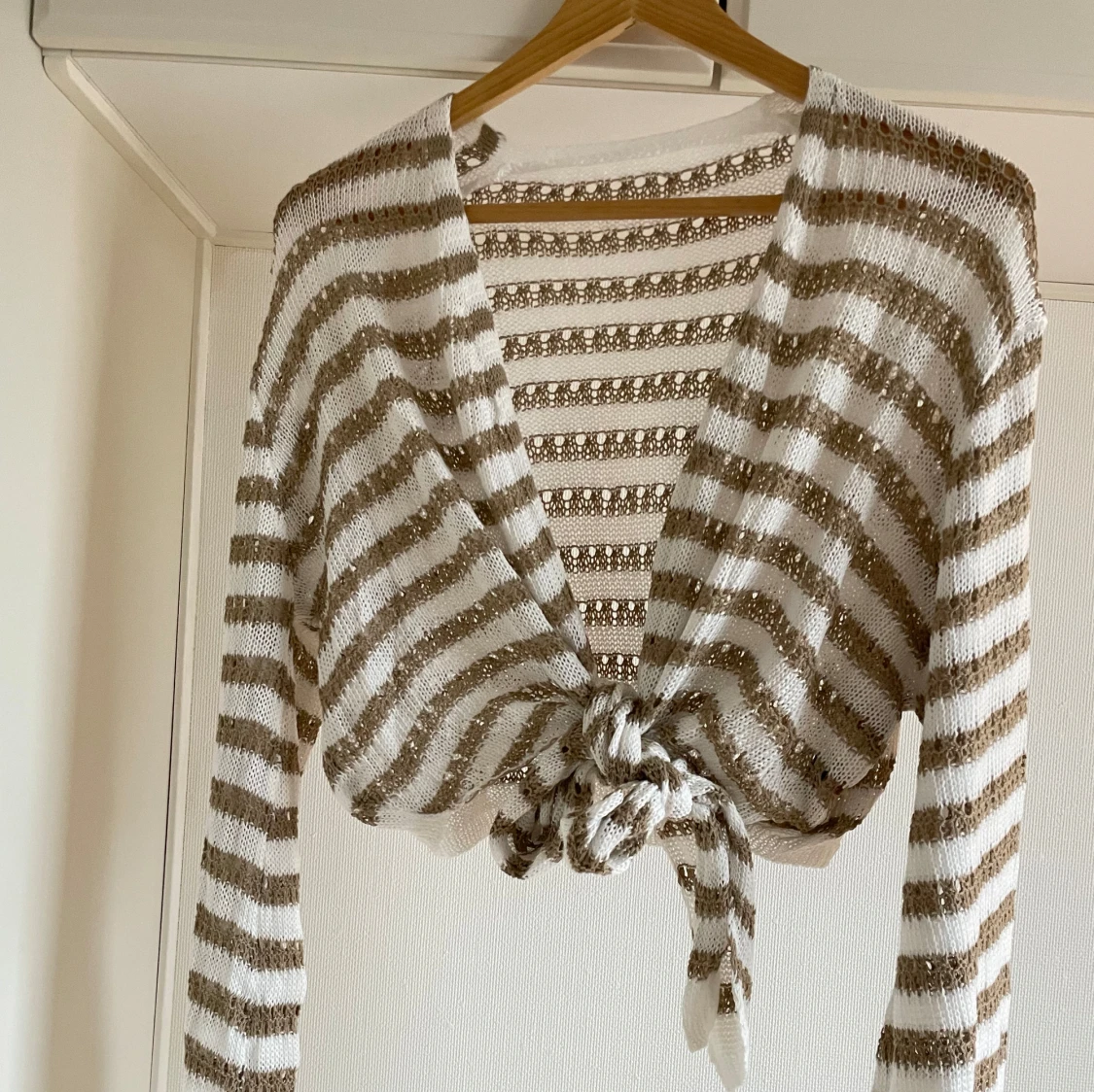 Stickad cardigan M - 93