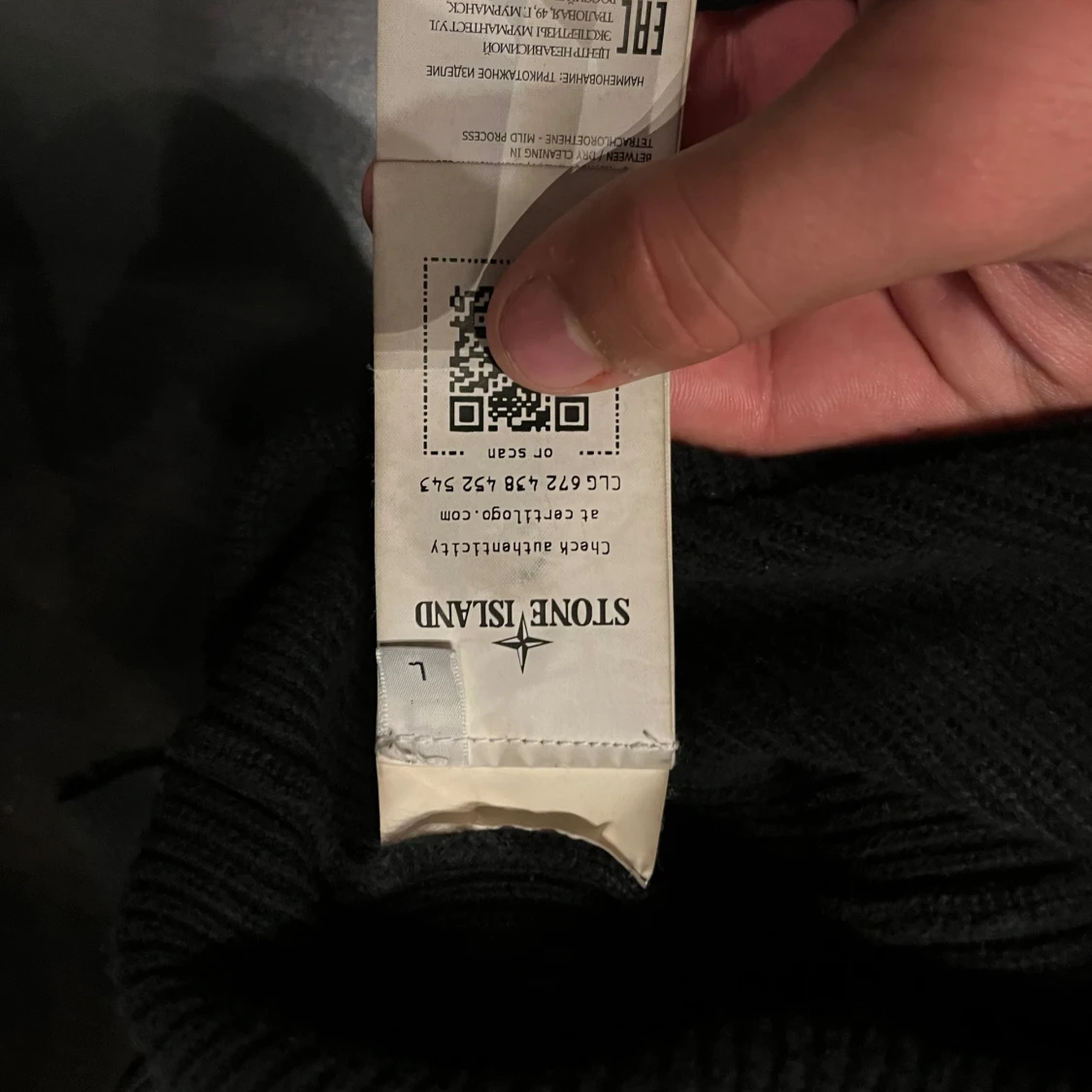 Svart tröja från Stone Island - 92