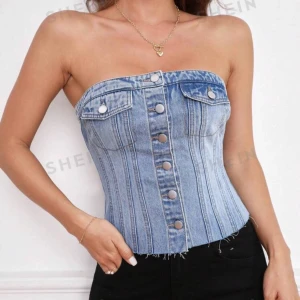 Jeans topp - Aldrig använd! Är i bra skick strl xs!